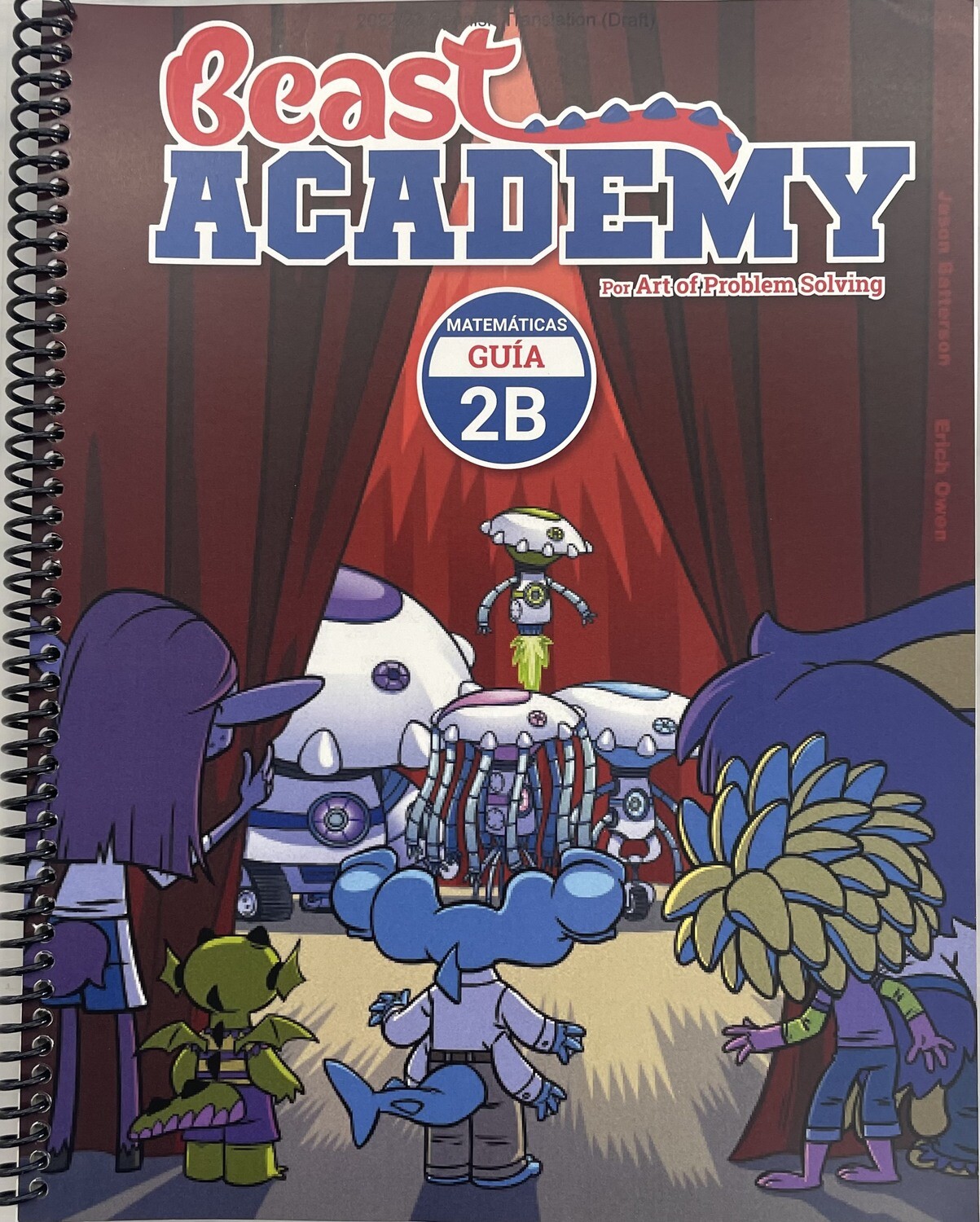 AOPS12 Beast Academy Classroom 2B MATH GUIDE Spanish