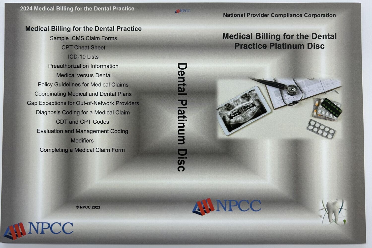 Dental PLATINUM DVD Covers 2024