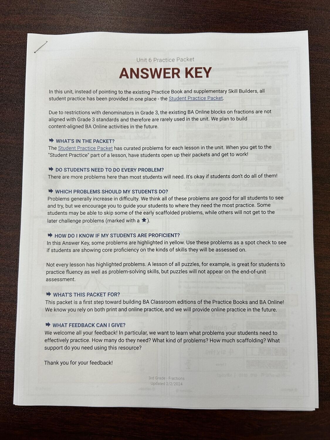 AOPS39 3.6.0 ENGLISH Student Practice Answer Key