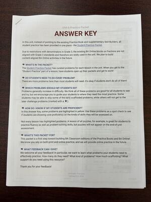 AOPS39 3.6.0 ENGLISH Student Practice Answer Key