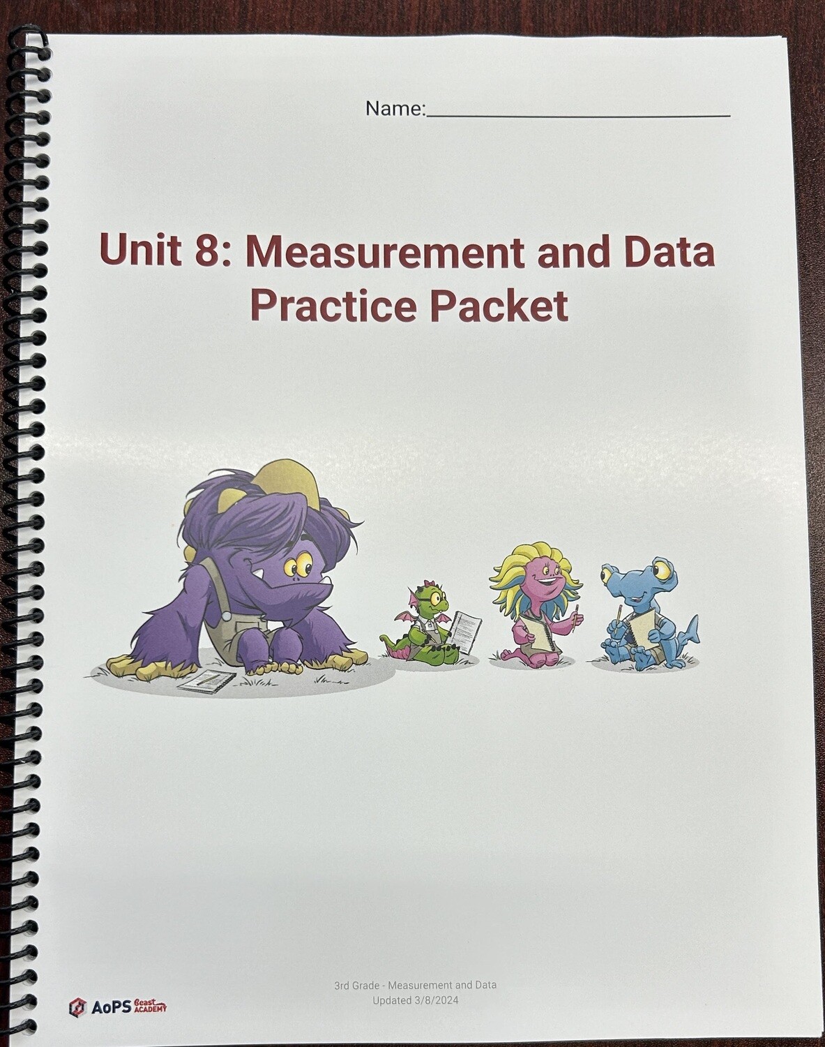 AOPS46 3.8.0 Student Practice Packet (3rd GRADE) 2024