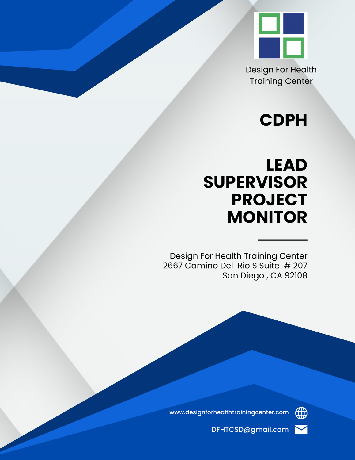 DFHTC 08 PBSPM Lead Supervisor Project Monitor Course