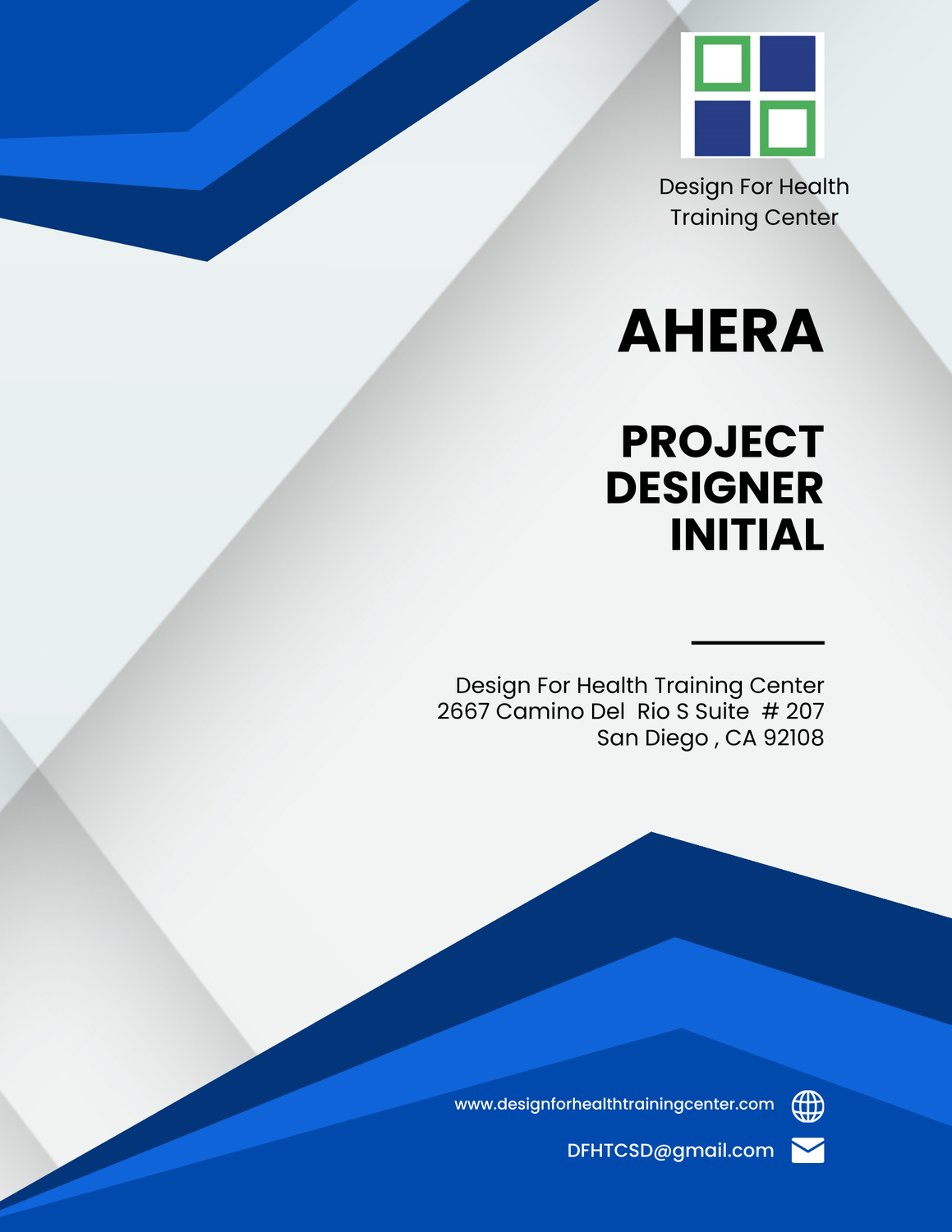 DFHTC 13 AHERA Project Designer Initial