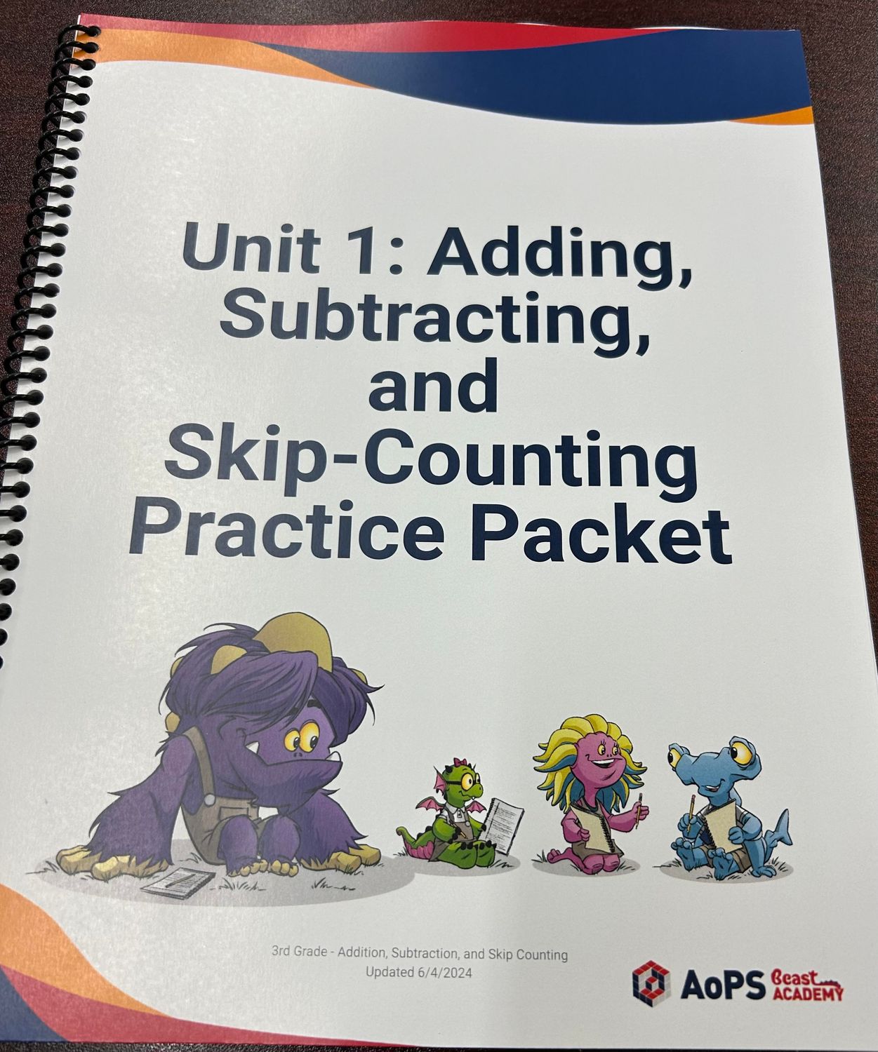 AOPS50 Grade 3 Unit 1 Practice Packet English