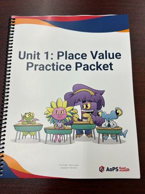 AOPS49 Grade 2 Unit 1 Practice Packet English