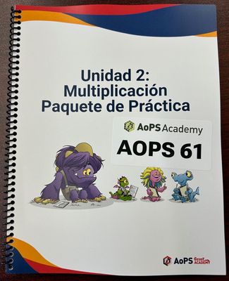 AOPS61 3.2.0 Student Multiplicacion Practice Packet Spanish
