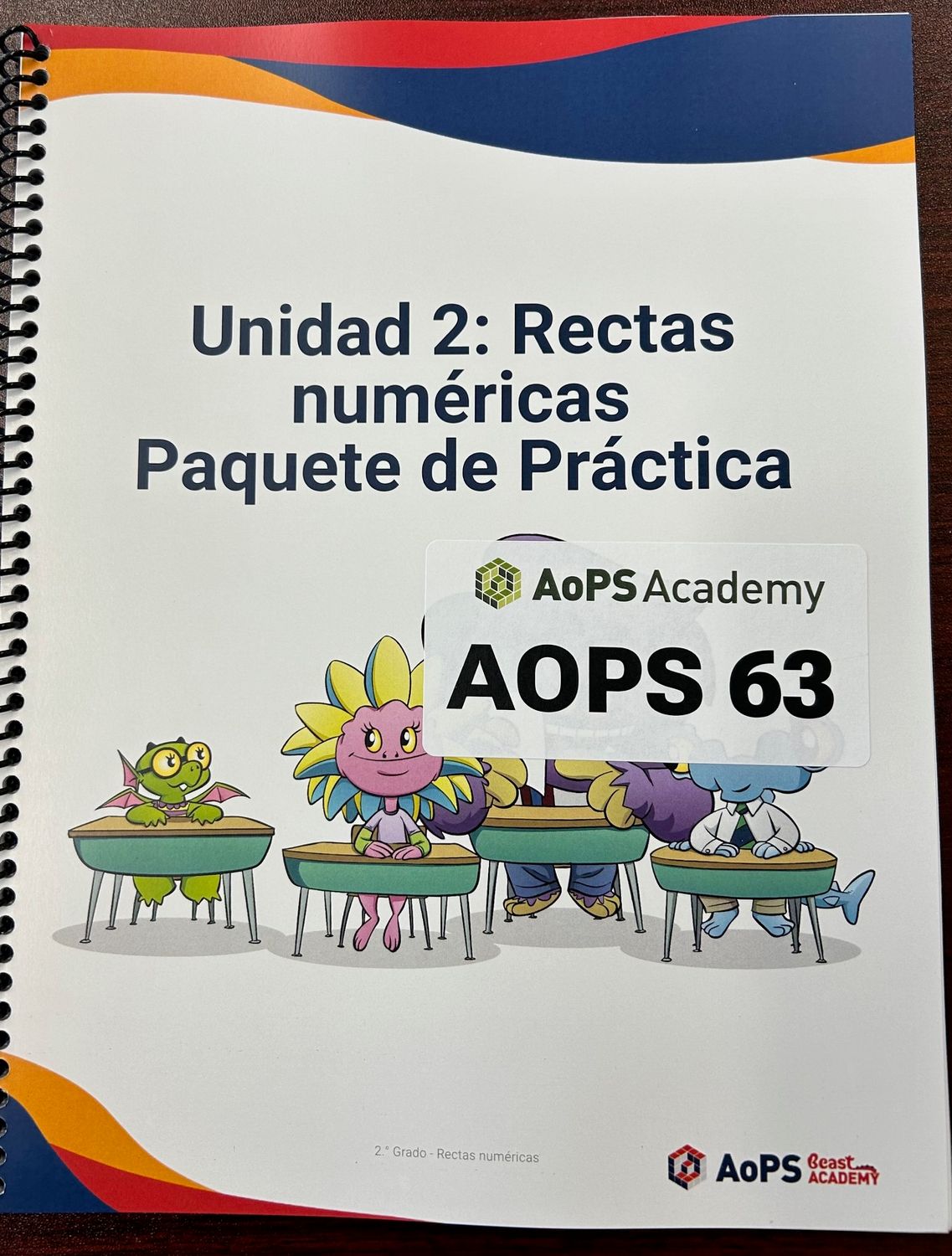 AOPS63 2.2.0 Student Rectas Numericas Practice Packet Spanish