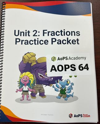 AOPS64 4.2.0 Student Fractions Practice Packet English