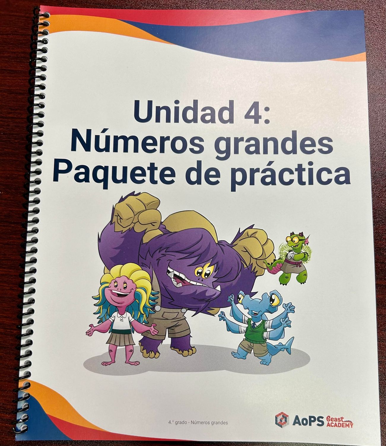 AOPS82 4.4.0 Student Numeros Grandes Practice Packet Spanish