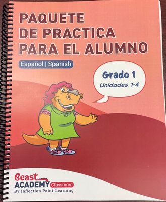 IPL06 Grade 1 - Volume 1, Units 1-4 SPANISH Practice Packet 2025-2026