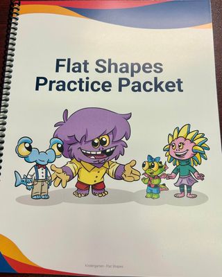 IPL13 Kindergarten: K1.0 Flat Shapes ENGLISH Practice Packet 2025-2026