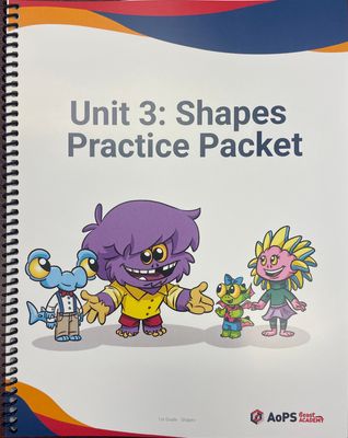 IPL18 Grade 1 - Unit 3: Shapes ENGLISH Practice Packet 2025-2026