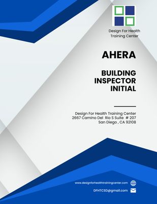 DFHTC 10 Building Inspector Initial