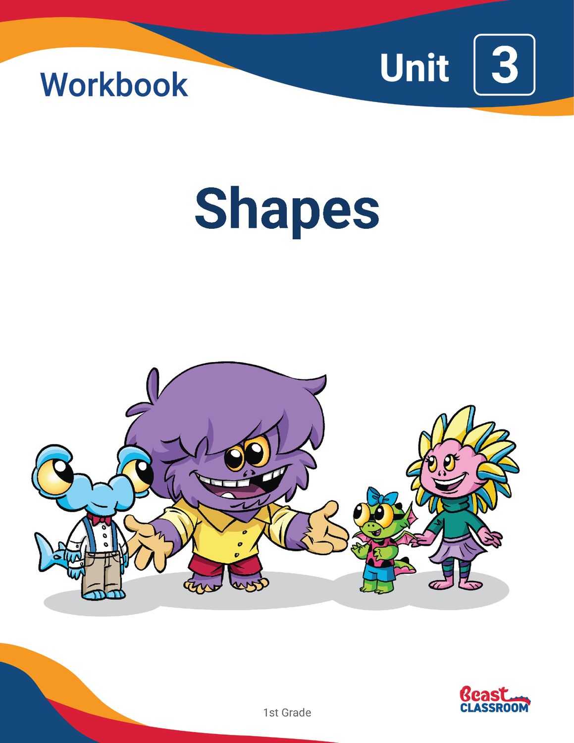 IPL39 Grade 1 - Unit 3: Shapes ENGLISH Practice Packet 2026-2027