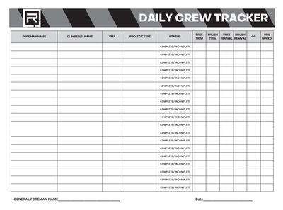 Daily Crew Tracker
