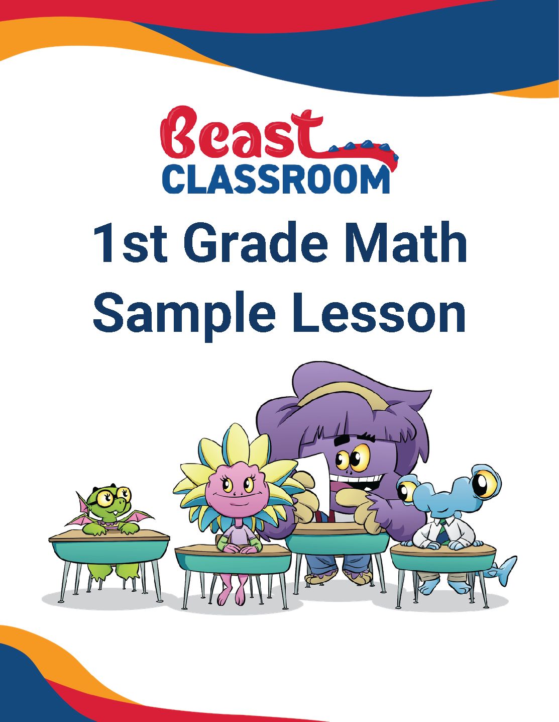 08 1st Grade Math Simple Sample Lesson Booklet