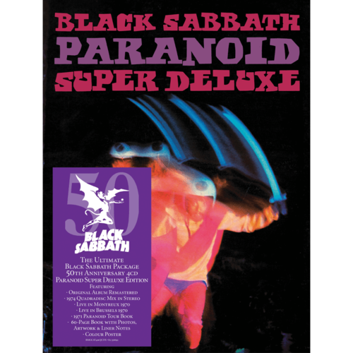 Black Sabbath - Paranoid (50Th Anniversary Super Deluxe Boxset 4CD)
