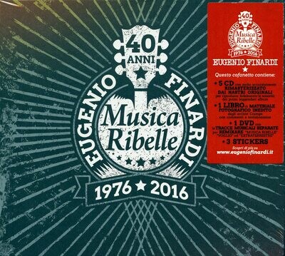 Finardi Eugenio - 40 Anni Di Musica Ribelle (Boxset 5 CD + DVD)