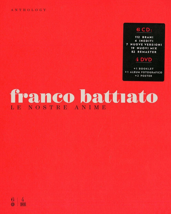 Battiato Franco - Anthology Le Nostre Anime (Boxset 6 CD + 4 DVD + Booklet + Album Fotografico + 2 Poster)