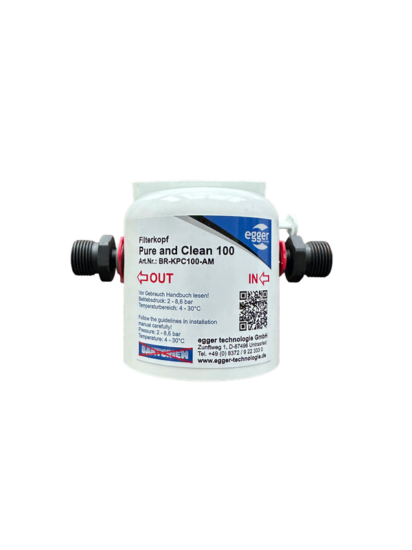 Filterkopf - Bakterien- Aktivkohlefilter pure and clean 100