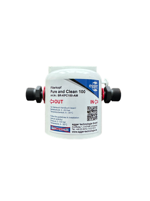 Filterkopf - Bakterien- Aktivkohlefilter pure and clean 100 Filterkopf - Bakterien- Aktivkohlefilter pure and clean 100