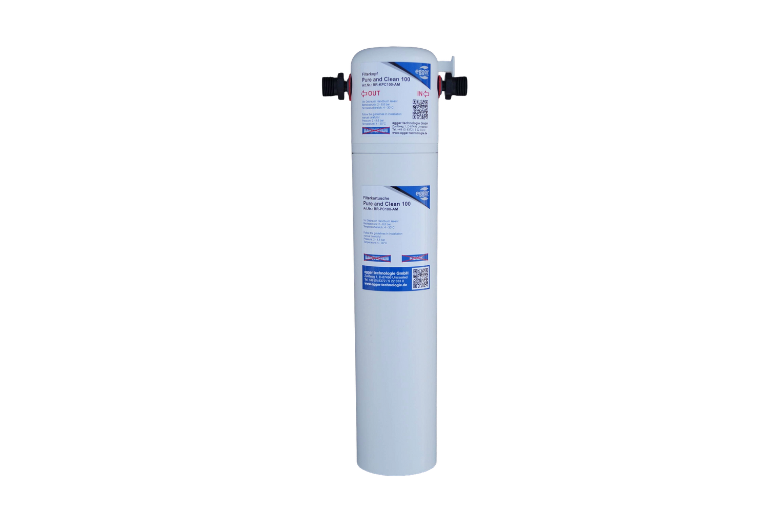 Bakterien- Aktivkohlefilter pure and clean 100 Bakterien- Aktivkohlefilter pure and clean 100