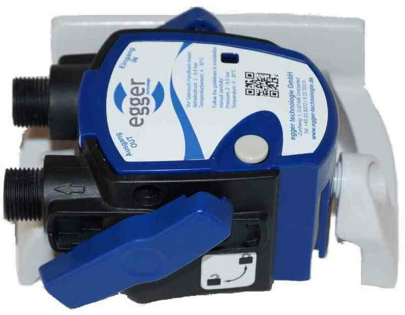 Kompakt Filterkopf mit 0-70% Bypass - G3/8“ Anschlüsse Kompakt Filterkopf mit 0-70% Bypass - G3/8“ Anschlüsse