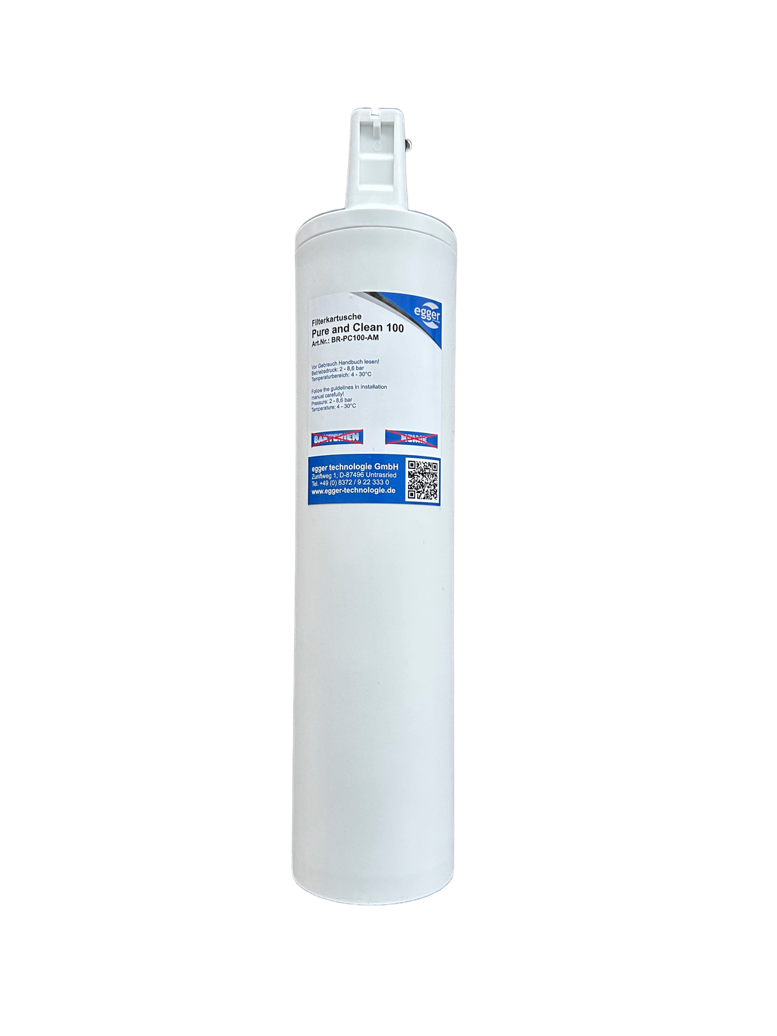 Filterkartusche - Bakterien- Aktivkohlefilter pure and clean 100 Filterkartusche - Bakterien- Aktivkohlefilter pure and clean 100