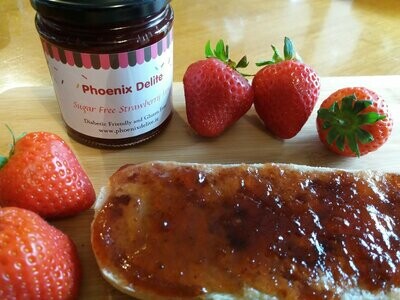 2 Sugar Free & Gluten Free & Vegan Strawberry Jams