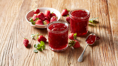 No Added Sugar & Gluten Free & Vegan Strawberry Jam