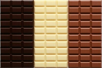 Sugar Free and No Added Sugar & Gluten Free Belgian Chocolate Bars