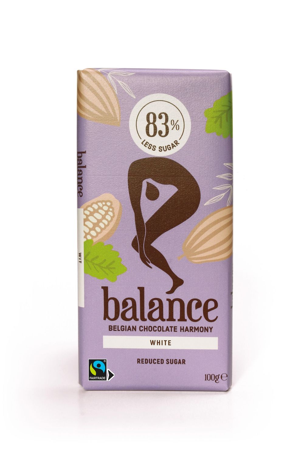 3 Reduced Sugar & Gluten Free White Belgian Chocolate with Vanilla Bars