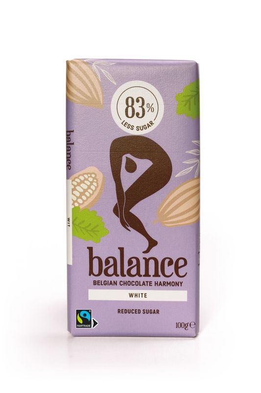 3 Reduced Sugar & Gluten Free White Belgian Chocolate with Vanilla Bars 3 Reduced Sugar & Gluten Free White Belgian Chocolate with Vanilla Bars
