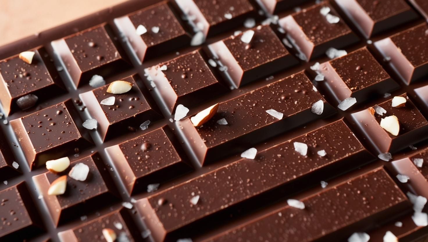 3 Reduced Sugar & Gluten Free Belgian Milk Chocolate with Almonds and Sea Salt Bars
