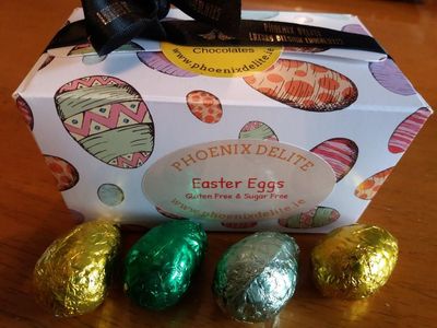 Sugar free & Gluten Free Belgian Chocolate Easter eggs - Milk Only
