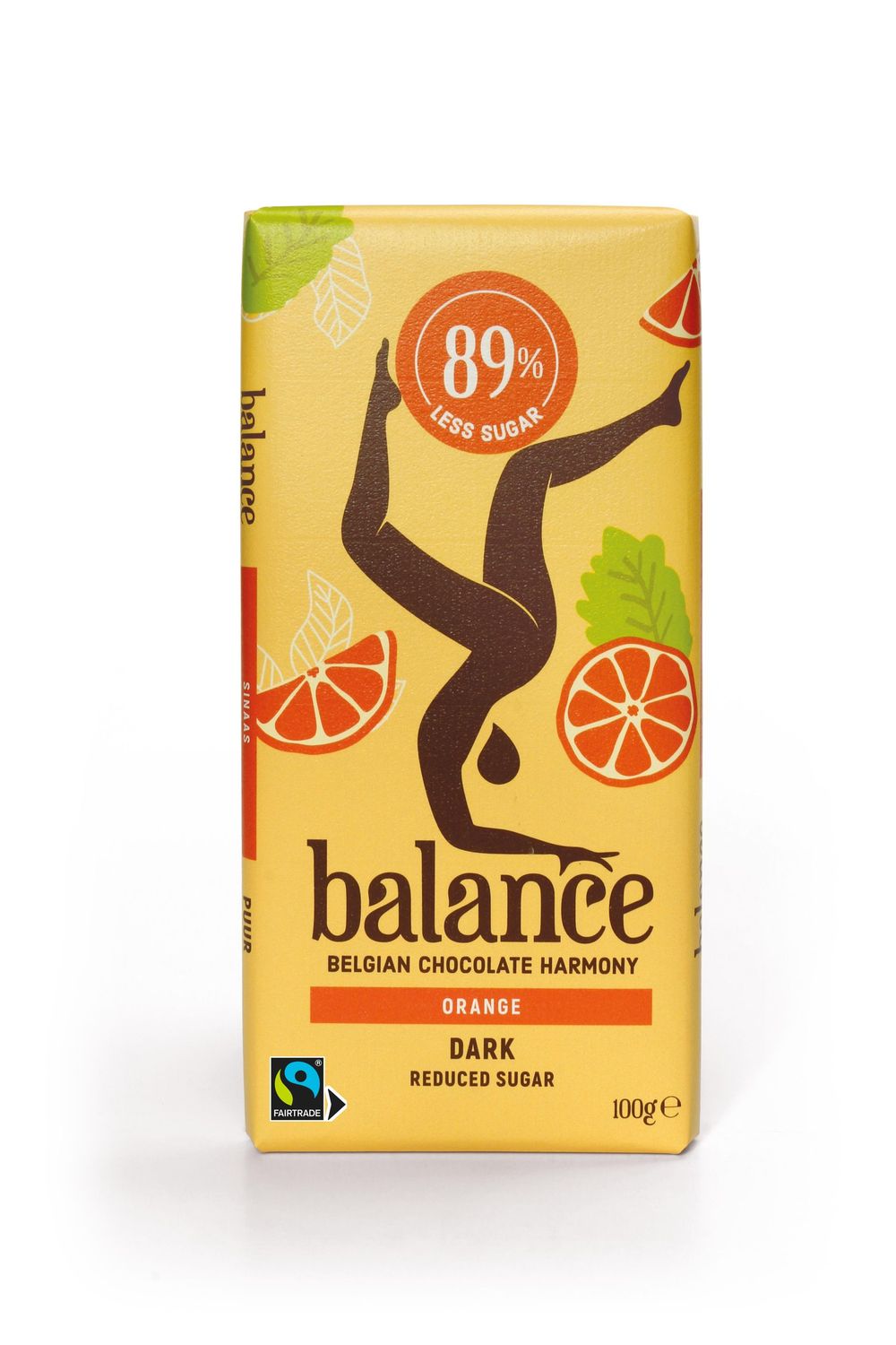 3 No Added Sugar & Gluten Free Belgian Dark Chocolate Bars with Orange