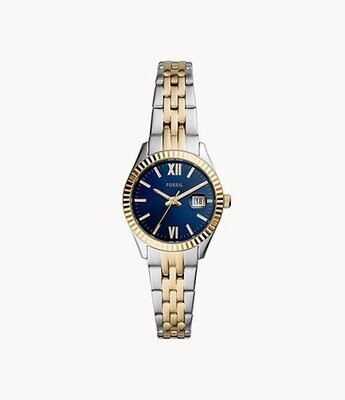 Scarlette Micro Three-Hand Date Two-Tone Stainless Steel Watch