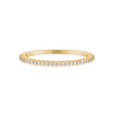 BIRKS ICONIC ®
STACKABLE YELLOW GOLD AND DIAMOND ROSÉE DU MATIN RING