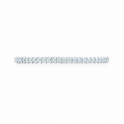 BIRKS ICONIC ®
STACKABLE WHITE GOLD AND DIAMOND ROSÉE DU MATIN RING