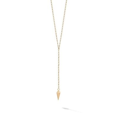BIRKS ICONIC ®
YELLOW GOLD ROCK & PEARL LARIAT NECKLACE