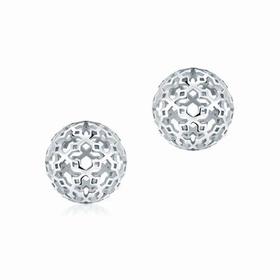 BIRKS MUSE ®
MESH BALL EARRING IN STERLING SILVER
