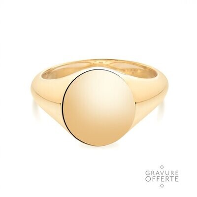 BIRKS ESSENTIALS
YELLOW GOLD OVAL SIGNET RING