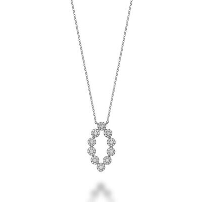 Martini Cup Fashion Diamond Necklace