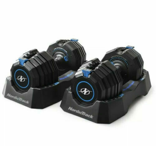 Select-A-Weight 55 lb Adjustable Dumbbell Set