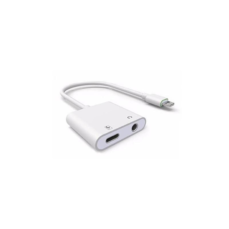 Adaptateur pour charger et brancher les ecouteur | Livraison Inclus
