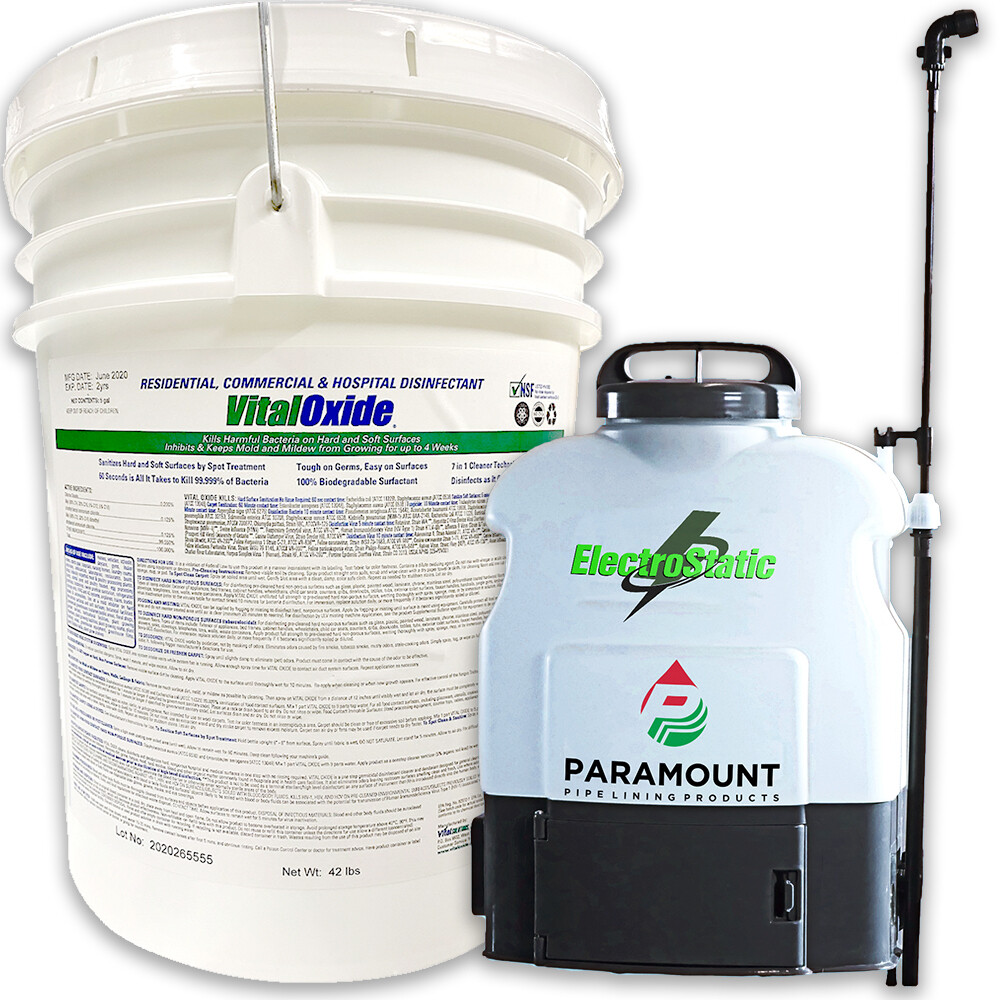 VITAL OXIDE 5-GALLON PAIL WITH ELECTROSTATIC BACKPACK COMBO