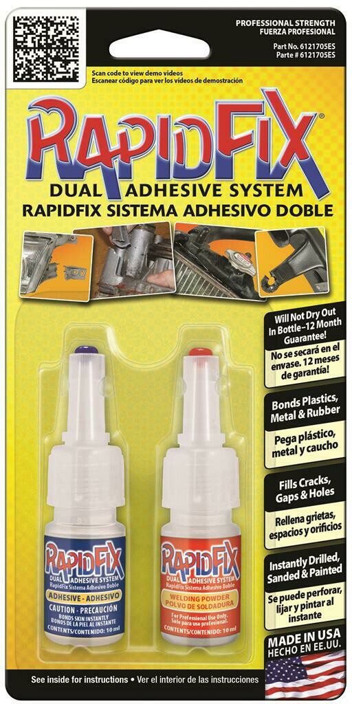 Rapidfix Automotive Dual Adhesive System, 10ML