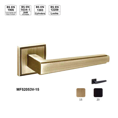 Commy Door Lever (Incl. Mortise Lock & Cylinder)