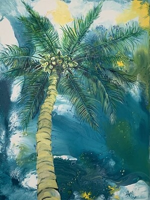 By the Palm Tree print