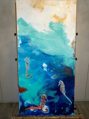Colorful Waters for Colorful Seahorses-